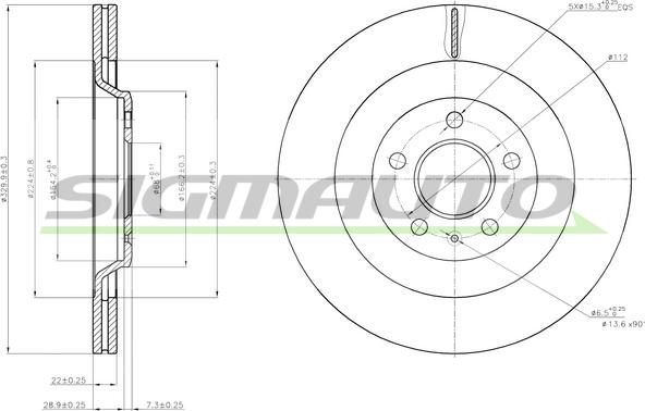 SIGMAUTO DBB667V - Jarrulevy inparts.fi