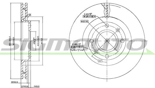 SIGMAUTO DBB140V - Jarrulevy inparts.fi