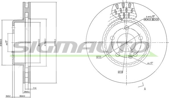 SIGMAUTO DBB331V - Jarrulevy inparts.fi