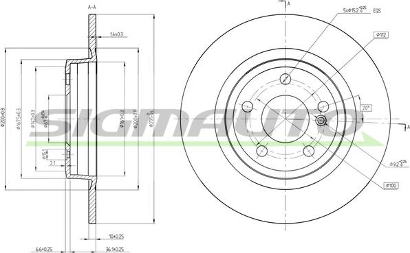 SIGMAUTO DBC486S - Jarrulevy inparts.fi