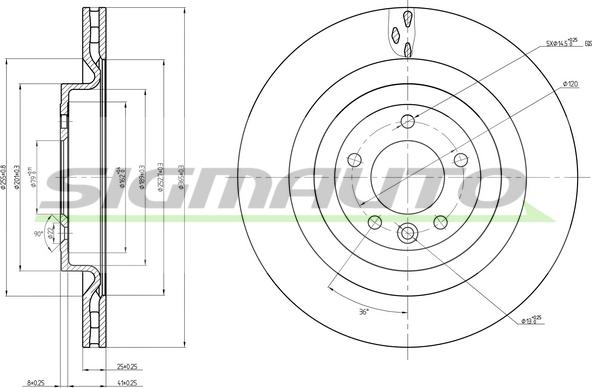 SIGMAUTO DBC433V - Jarrulevy inparts.fi