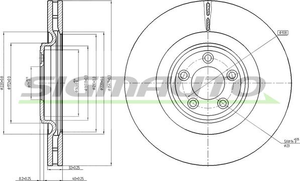 SIGMAUTO DBC107V - Jarrulevy inparts.fi