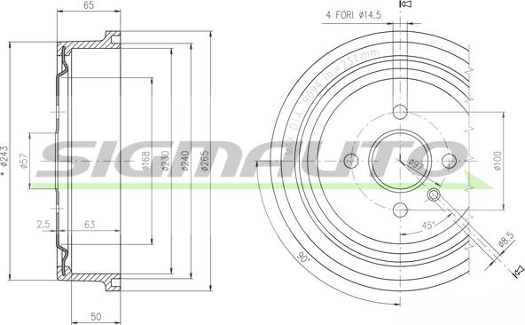 SIGMAUTO DR5560 - Jarrurumpu inparts.fi