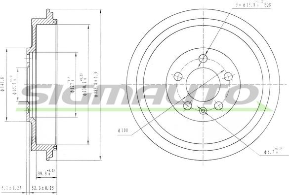 SIGMAUTO DR5500 - Jarrurumpu inparts.fi