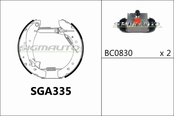 SIGMAUTO SGA335 - Jarrukenkäsarja inparts.fi