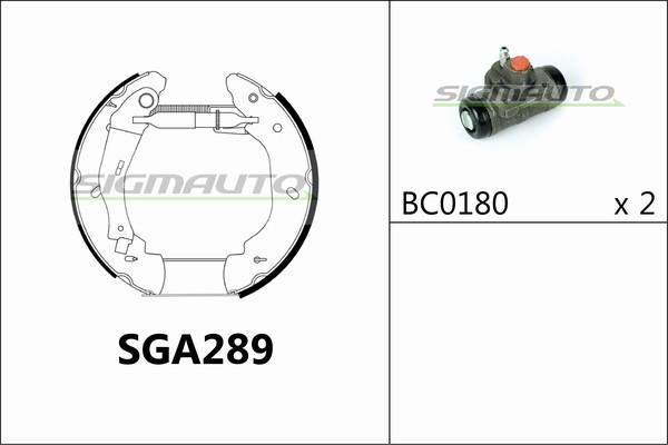 SIGMAUTO SGA289 - Jarrukenkäsarja inparts.fi