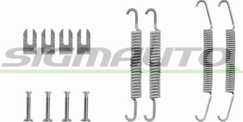 SIGMAUTO SK0610 - Tarvikesarja, jarrukengät inparts.fi