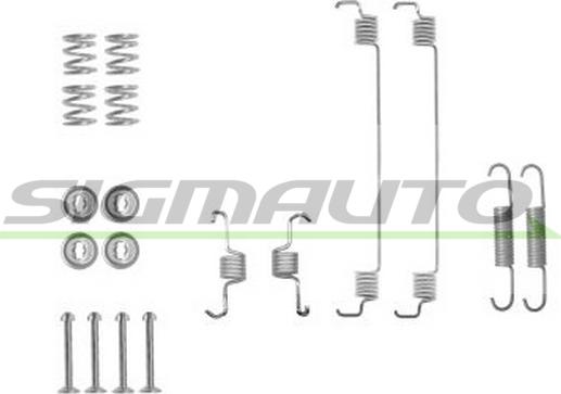 SIGMAUTO SK0018 - Tarvikesarja, jarrukengät inparts.fi