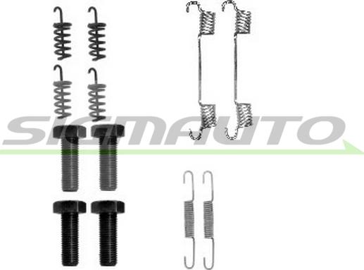 SIGMAUTO SK0865 - Tarvikesarja, jarrukengät inparts.fi