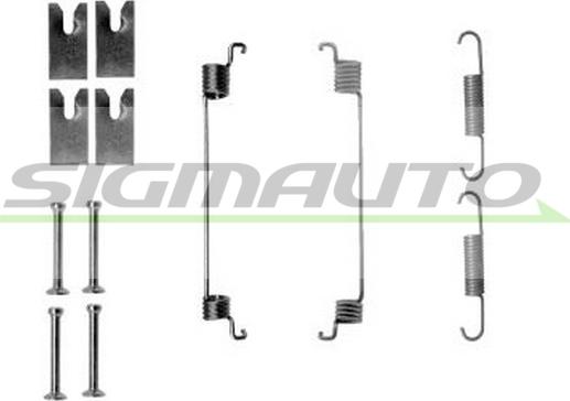 SIGMAUTO SK0866 - Tarvikesarja, jarrukengät inparts.fi
