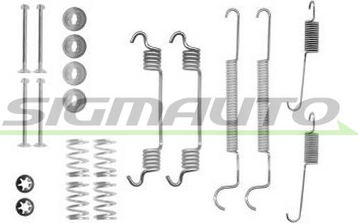 SIGMAUTO SK0873 - Tarvikesarja, jarrukengät inparts.fi