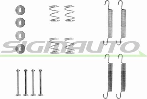 SIGMAUTO SK0791 - Tarvikesarja, jarrukengät inparts.fi