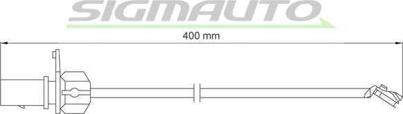 SIGMAUTO WI0921 - Kulumisenilmaisin, jarrupala inparts.fi