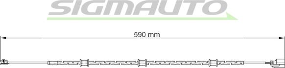 SIGMAUTO WI0756 - Kulumisenilmaisin, jarrupala inparts.fi