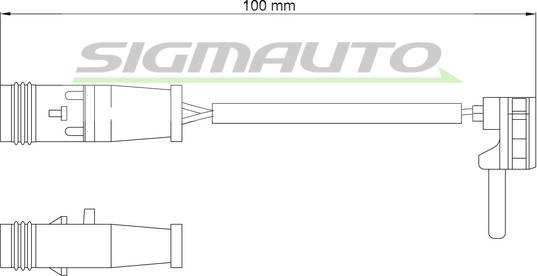 SIGMAUTO WI0768 - Kulumisenilmaisin, jarrupala inparts.fi