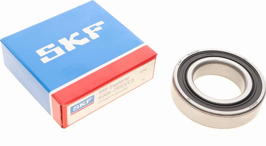 SKF 6006-2RS1/C3 - Ripustus, kardaaniakseli inparts.fi