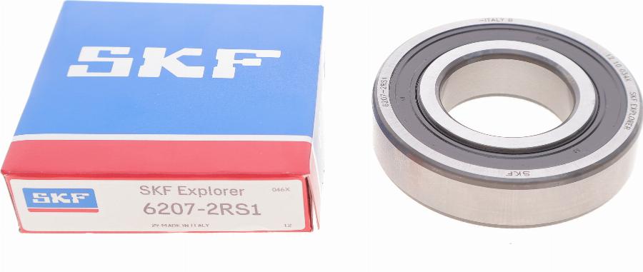 SKF 6207-2RS1 - Käynnistinmoottori inparts.fi