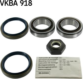 SKF VKBA 918 - Pyöränlaakerisarja inparts.fi