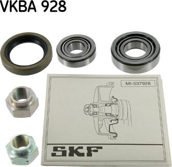 SKF VKBA 928 - Pyöränlaakerisarja inparts.fi