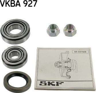 SKF VKBA 927 - Pyöränlaakerisarja inparts.fi