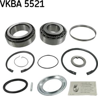 SKF VKBA 5521 - Pyöränlaakerisarja inparts.fi