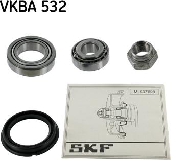 SKF VKBA 532 - Pyöränlaakerisarja inparts.fi