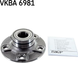 SKF VKBA 6981 - Pyöränlaakerisarja inparts.fi