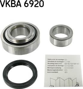 SKF VKBA 6920 - Pyöränlaakerisarja inparts.fi