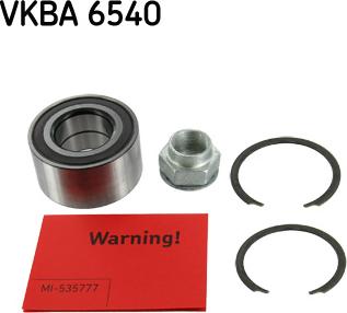 SKF VKBA 6540 - Pyöränlaakerisarja inparts.fi