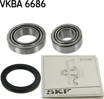 SKF VKBA 6686 - Pyöränlaakerisarja inparts.fi