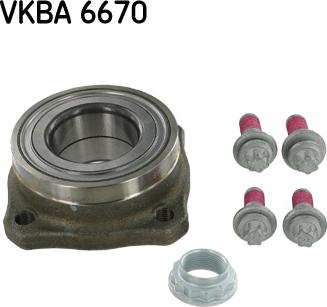 SKF VKBA 6670 - Pyöränlaakerisarja inparts.fi