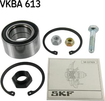 SKF VKBA 613 - Pyöränlaakerisarja inparts.fi