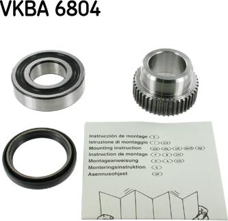 SKF VKBA 6804 - Pyöränlaakerisarja inparts.fi