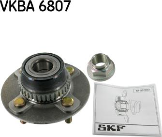 SKF VKBA 6807 - Pyörän napa inparts.fi