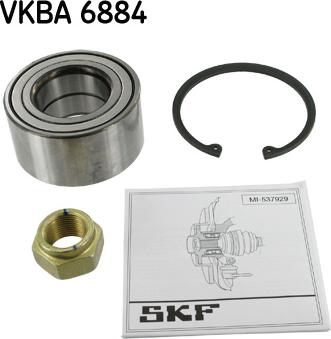 SKF VKBA 6884 - Pyöränlaakerisarja inparts.fi