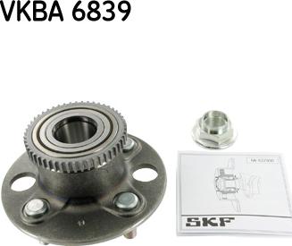 SKF VKBA 6839 - Pyöränlaakerisarja inparts.fi