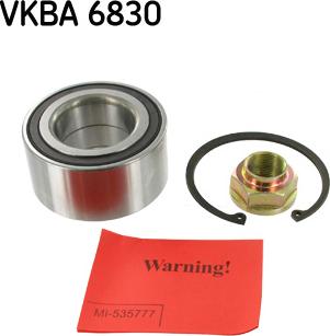 SKF VKBA 6830 - Pyöränlaakerisarja inparts.fi