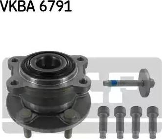 SKF VKBA 6791 - Pyörän napa inparts.fi