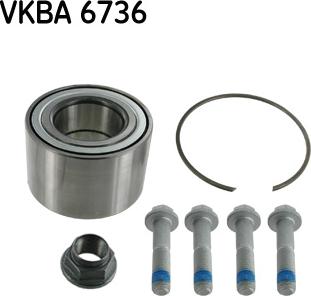 SKF VKBA 6736 - Pyöränlaakerisarja inparts.fi