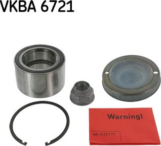 SKF VKBA 6721 - Pyöränlaakerisarja inparts.fi