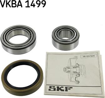 SKF VKBA 1499 - Pyöränlaakerisarja inparts.fi