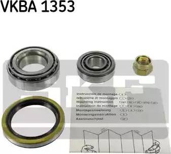 SKF VKBA 1353 - Pyöränlaakerisarja inparts.fi