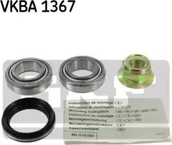 SKF VKBA 1367 - Pyörän napa inparts.fi