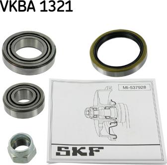 SKF VKBA 1321 - Pyöränlaakerisarja inparts.fi