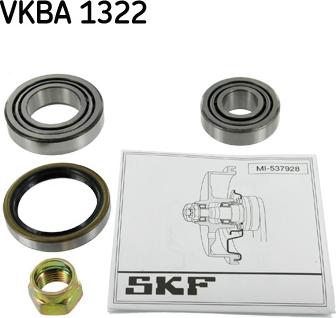 SKF VKBA 1322 - Pyöränlaakerisarja inparts.fi