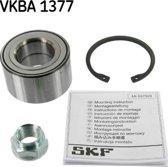 SKF VKBA 1377 - Pyöränlaakerisarja inparts.fi