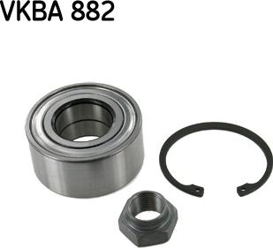 SKF VKBA 882 - Pyöränlaakerisarja inparts.fi