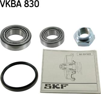 SKF VKBA 830 - Pyöränlaakerisarja inparts.fi