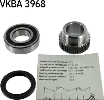 SKF VKBA 3968 - Pyöränlaakerisarja inparts.fi