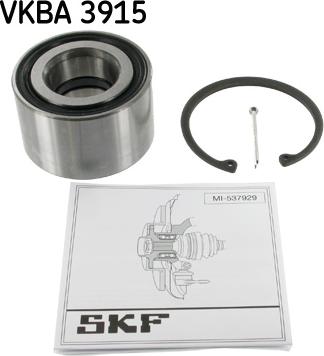 SKF VKBA 3915 - Pyöränlaakerisarja inparts.fi